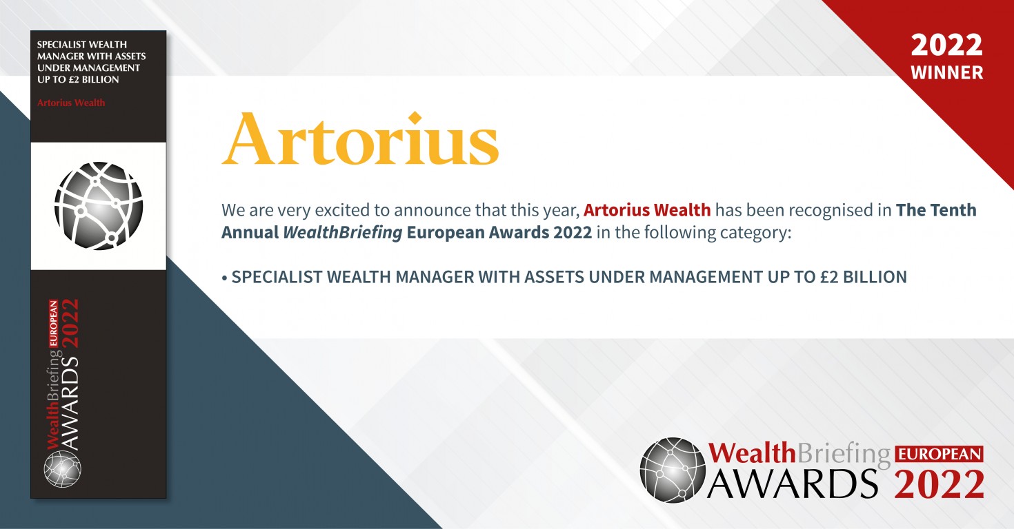 Artorius Wealth wins at 2022 WealthBriefing European Awards