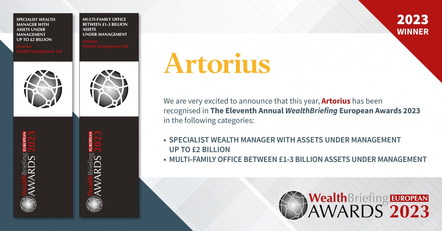 Artorius Wealth wins at 2023 WealthBriefing European Awards